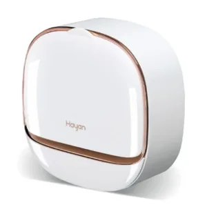 Milky White | Self-Adhesive Wall-Mounted Luxury Soap Holder with Lid and Drainage Tray