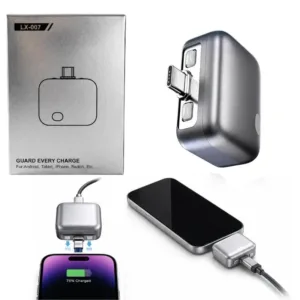 Automatic Charging Disconnector | Model LX-007 | Smart Auto Power Cut-Off Battery Protector | Type-C to Type-C Fast Charging Guardian